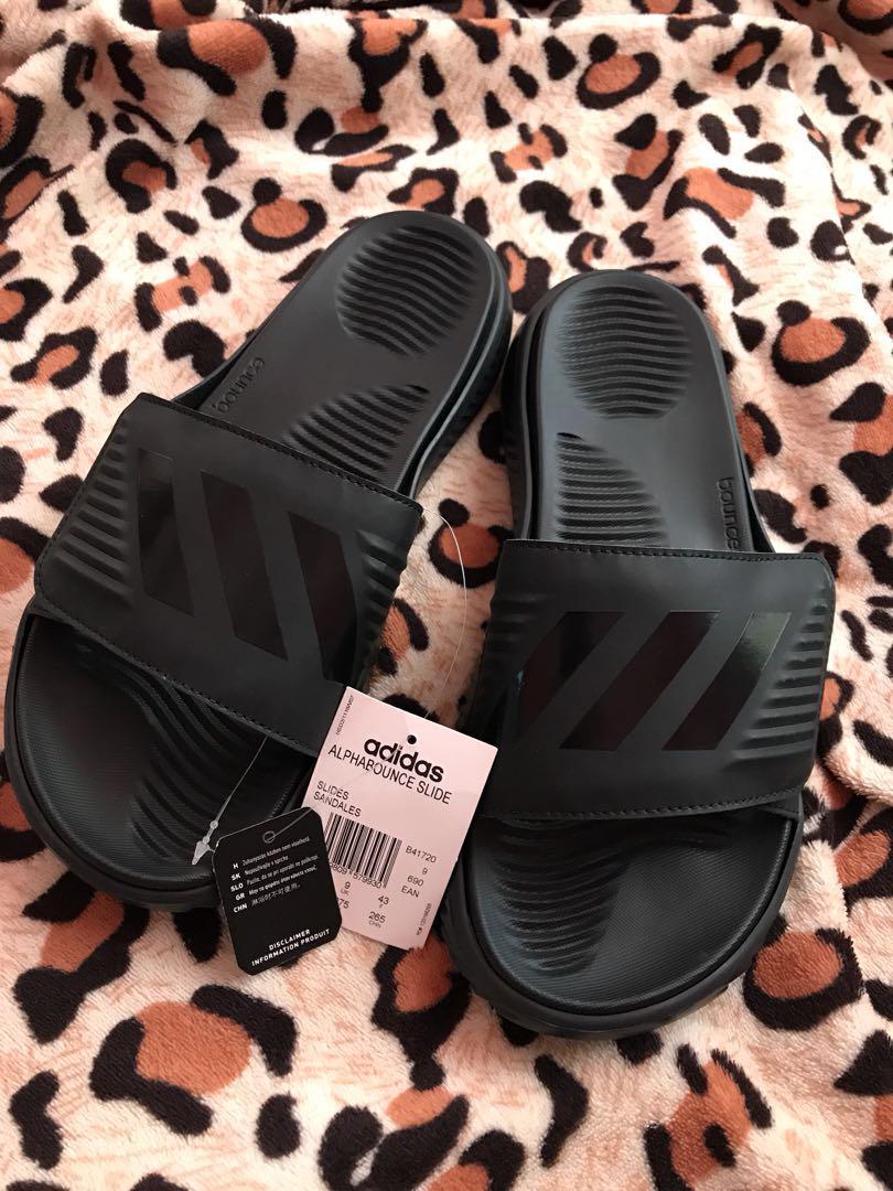 Adidas Alphabounce Slide, Men's Fashion, Footwear, Slippers 