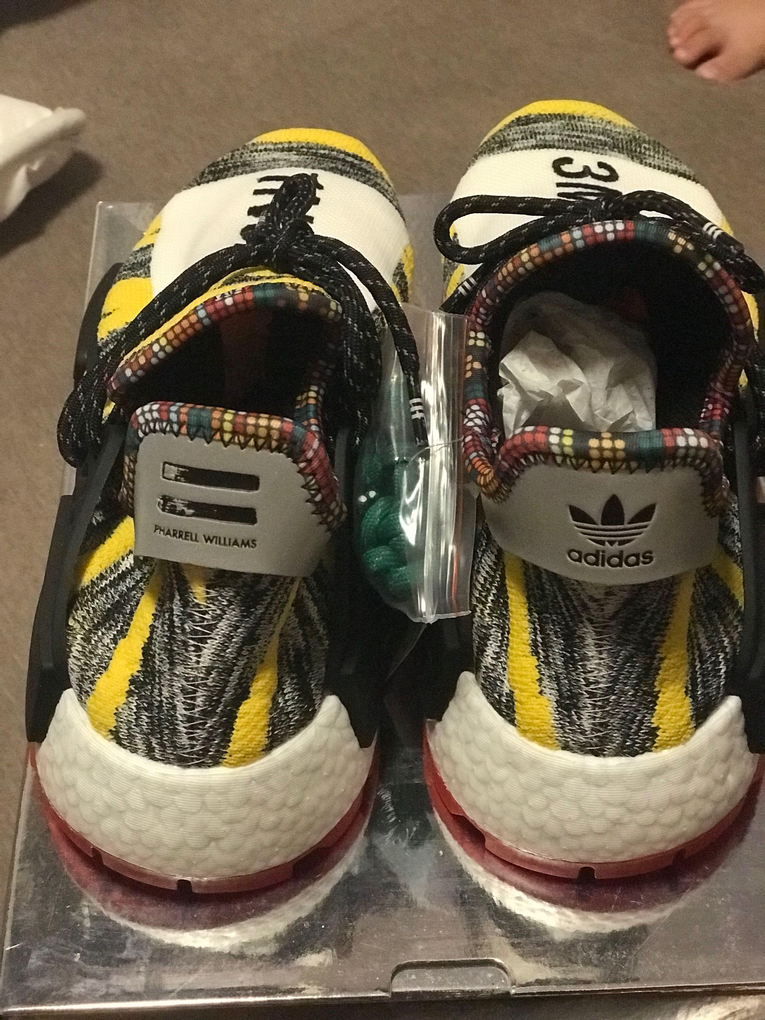 Pharrell x adidas NMD Hu Trail Core Black Footwear White