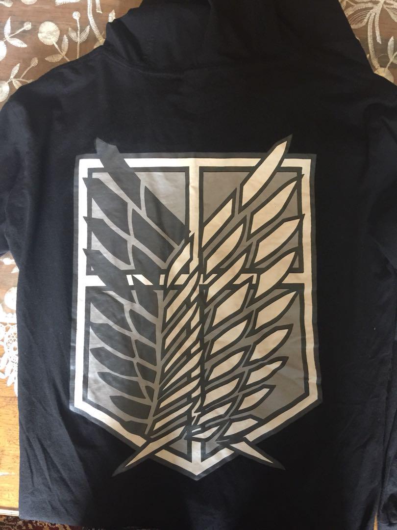 Attack On Titan Shingeki No Kyojin Hoodie Hobbies Toys Memorabilia Collectibles Fan Merchandise on Carousell