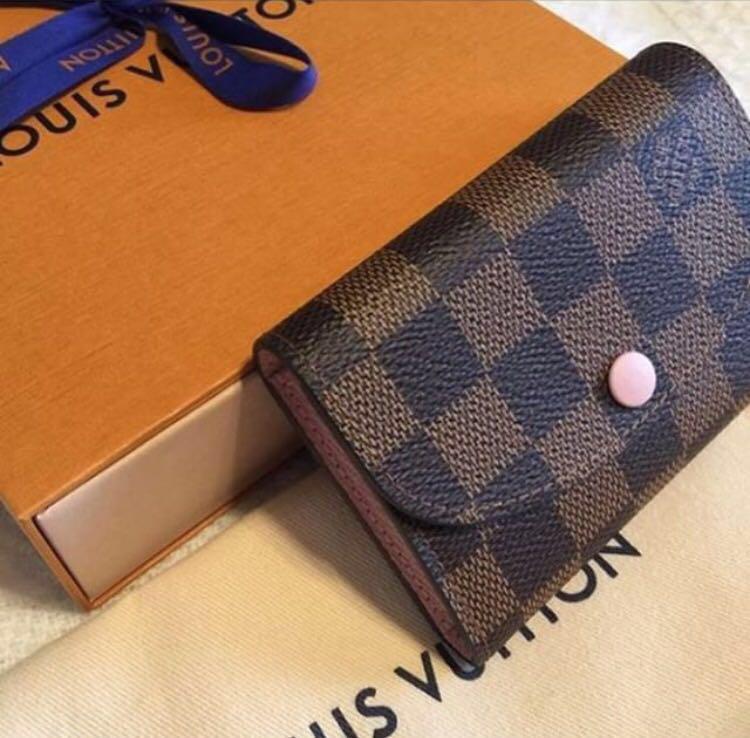 LV DAMIER FOLD SMALL PURSE WALLET, Luxury, Bags & Wallets on Carousell