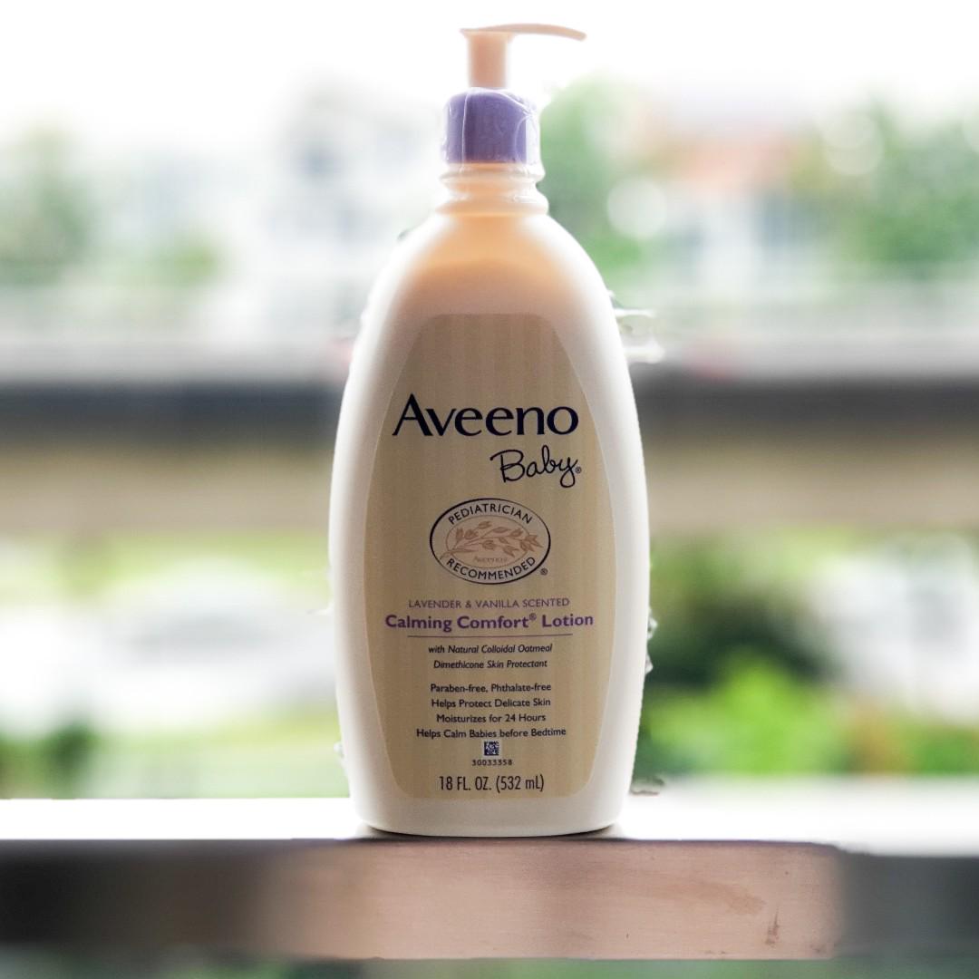 Aveeno Baby Calming Comfort Lotion Lavender Vanilla 18 Fl Oz