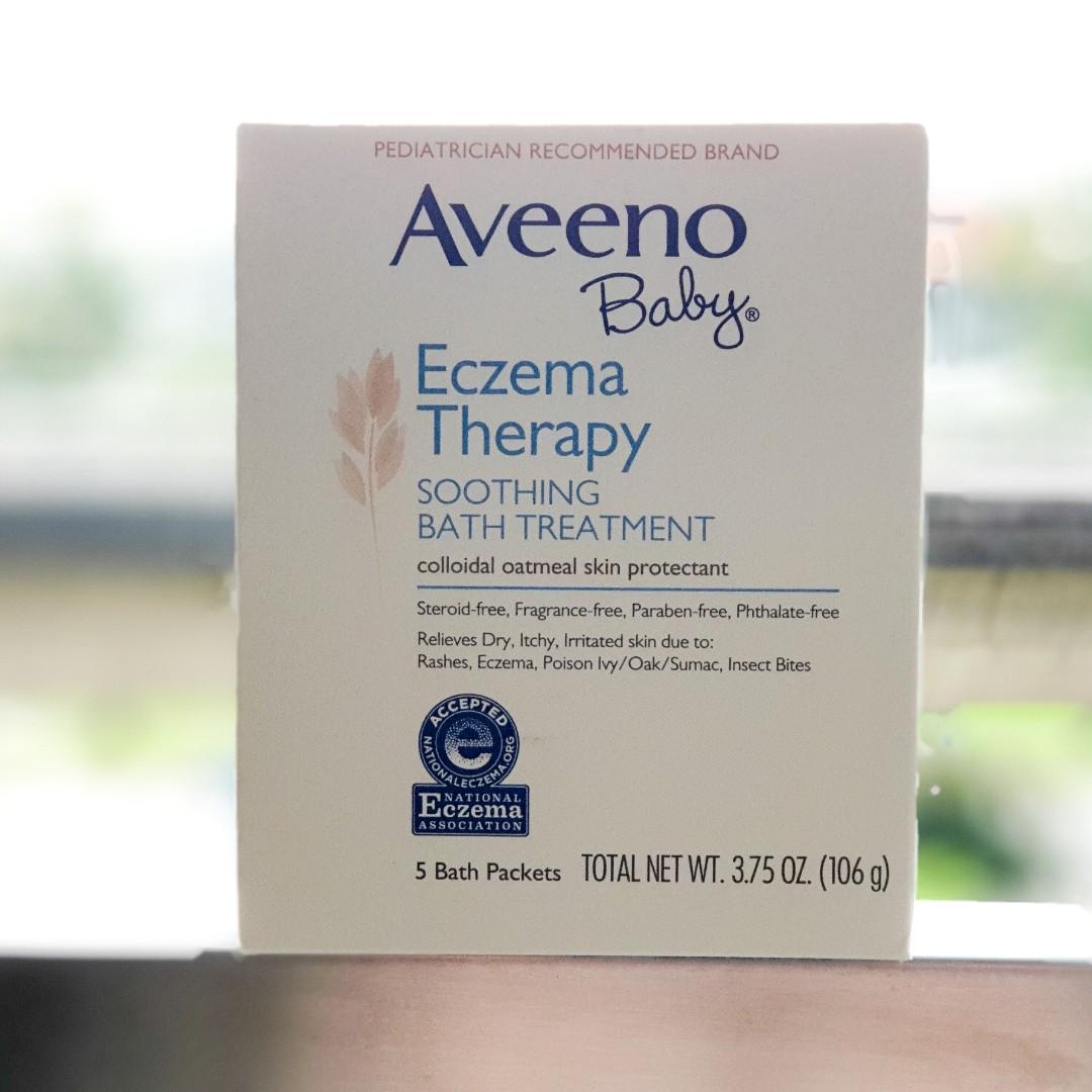 Aveeno Baby Eczema Therapy Soothing Bath Treatment Fragrance Free 106gr Babies Kids Nursing Feeding On Carousell Accepted by the national eczema association. carousell