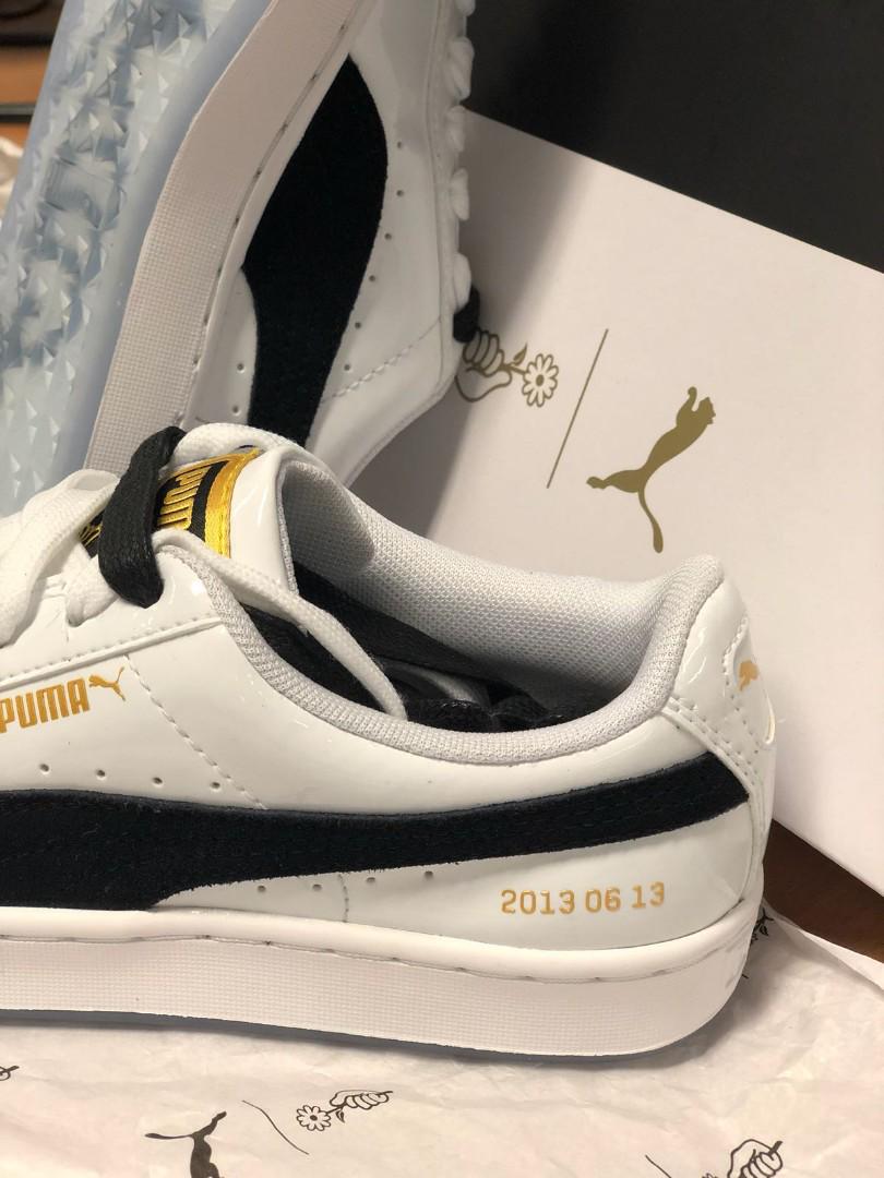 BRAND NEW PUMA x BTS Basket Patent Sneakers LIMITED EDITION K Wave on Carousell