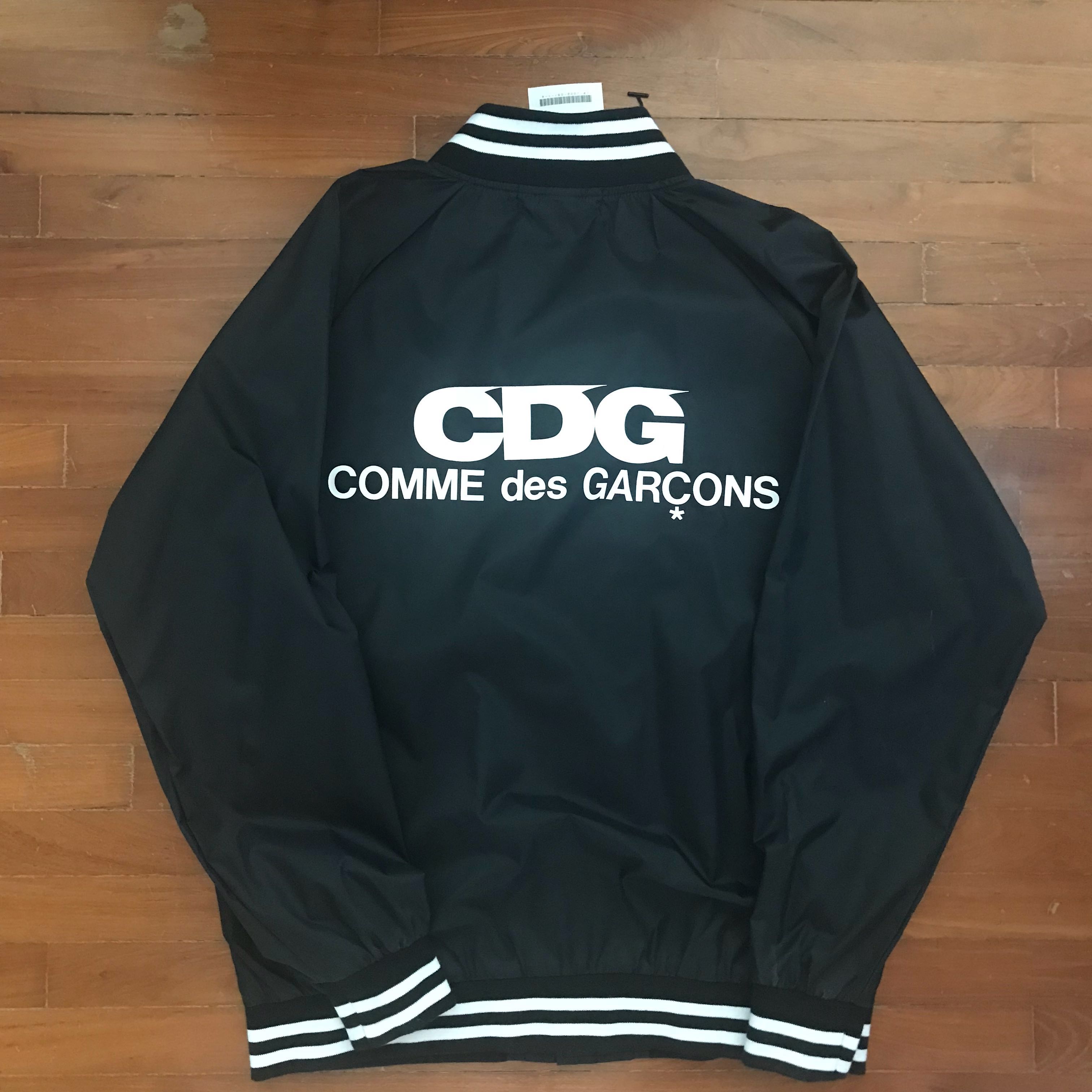 Cdg baseball jacket store