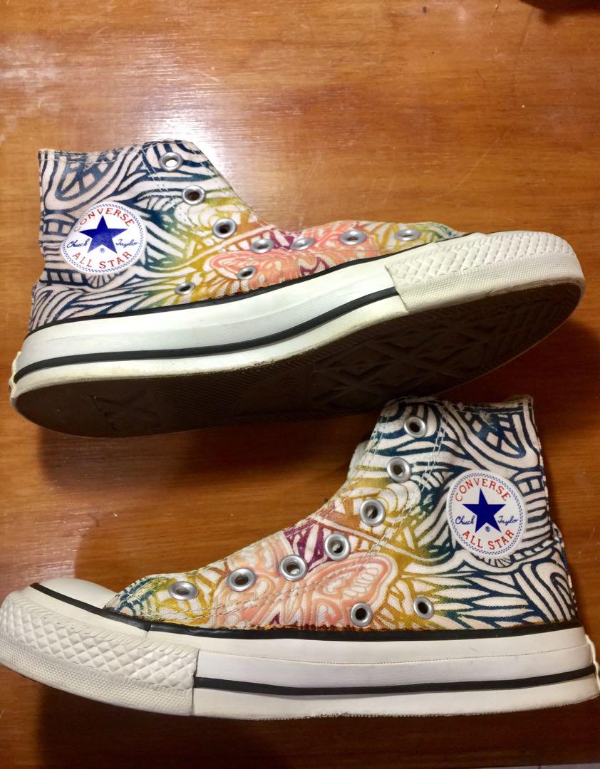 butterfly high top converse