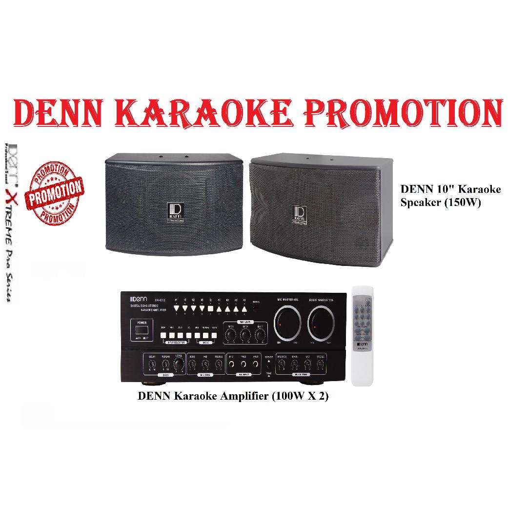 Karaoke online speaker set