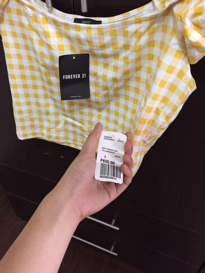 F21 off- shoulder (Category: Sleeveless) located in Quezon City. Submitted by kellysht (Listing ID 188256027, Image 2). Description: .