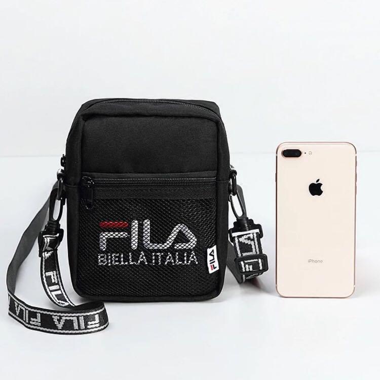 fila logo sling bag