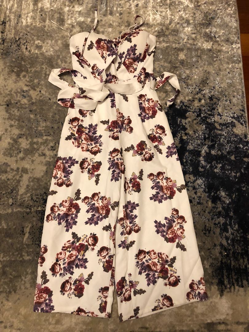 dotti floral jumpsuit