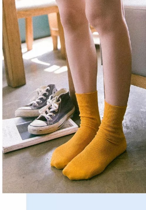NEW) Korean style women's long socks, Women's Fashion, Watches &  Accessories, Socks & Tights on Carousell