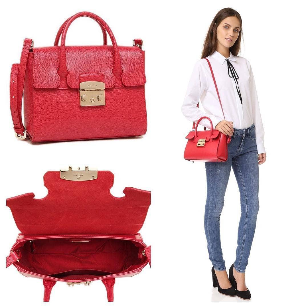 Furla metropolis satchel small discount