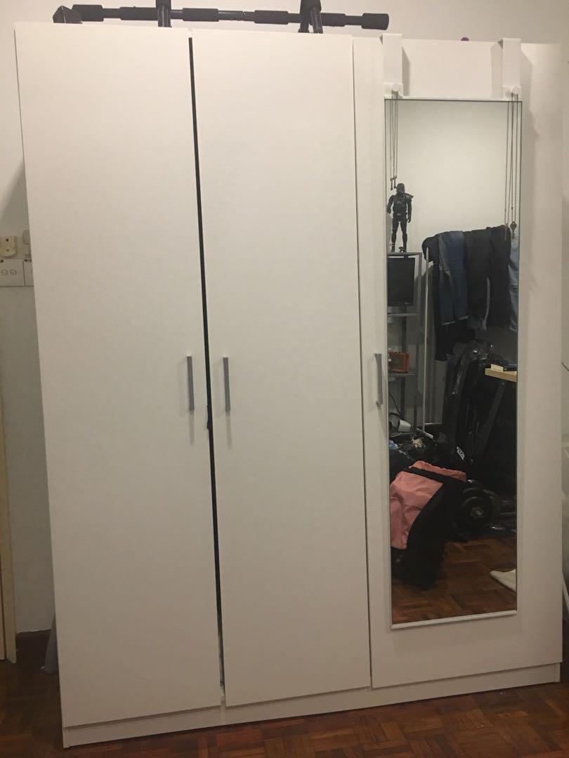 Ikea Dombas Wardrobe Mirror Home Furniture Furniture On
