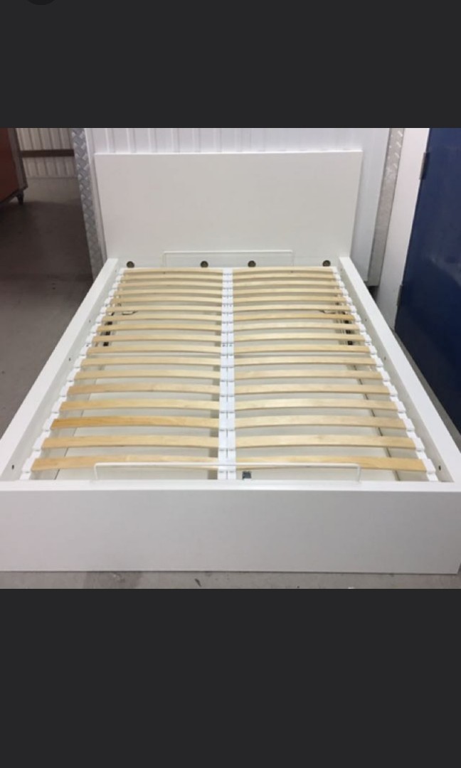 IKEA Queen storage bed frame, Furniture & Home Living, Furniture, Bed Frames & Mattresses on