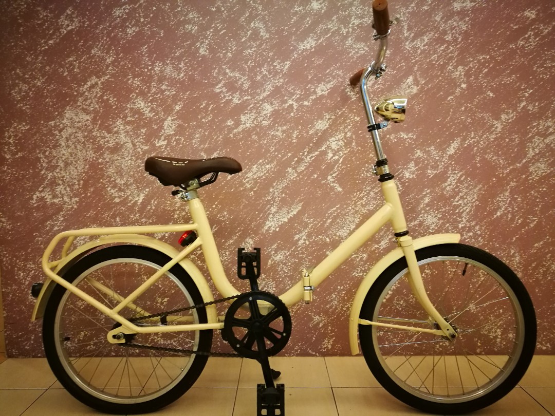 vintage italian folding bike