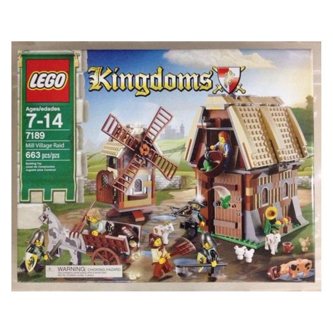 Lego Kingdoms Castle Mill Village Raid 7189 , Hobbies & Toys, Toys & Games  on Carousell