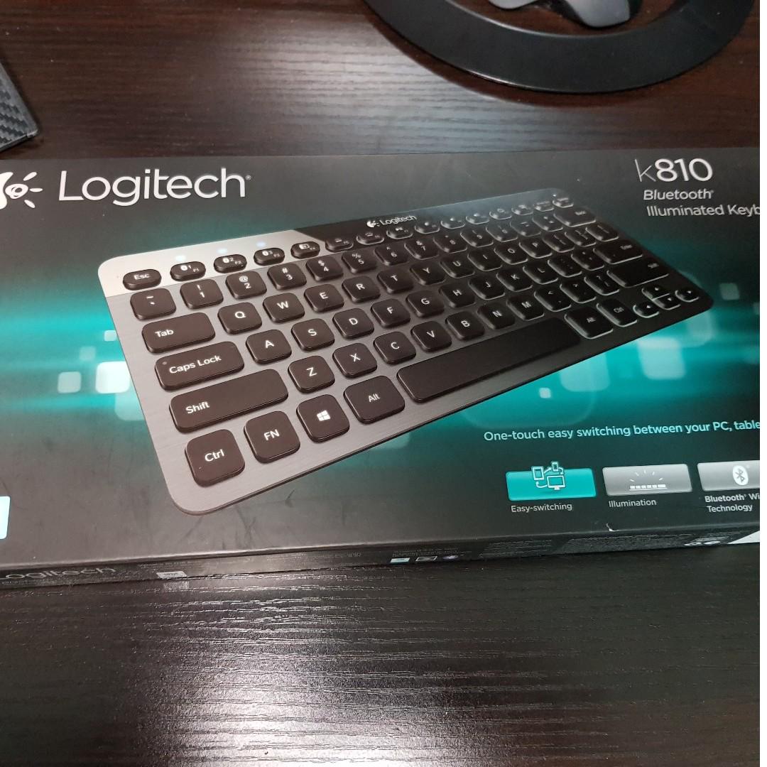 Logitech K810 Bluetooth Illuminated Keyboard, Computers & Tech, Parts
