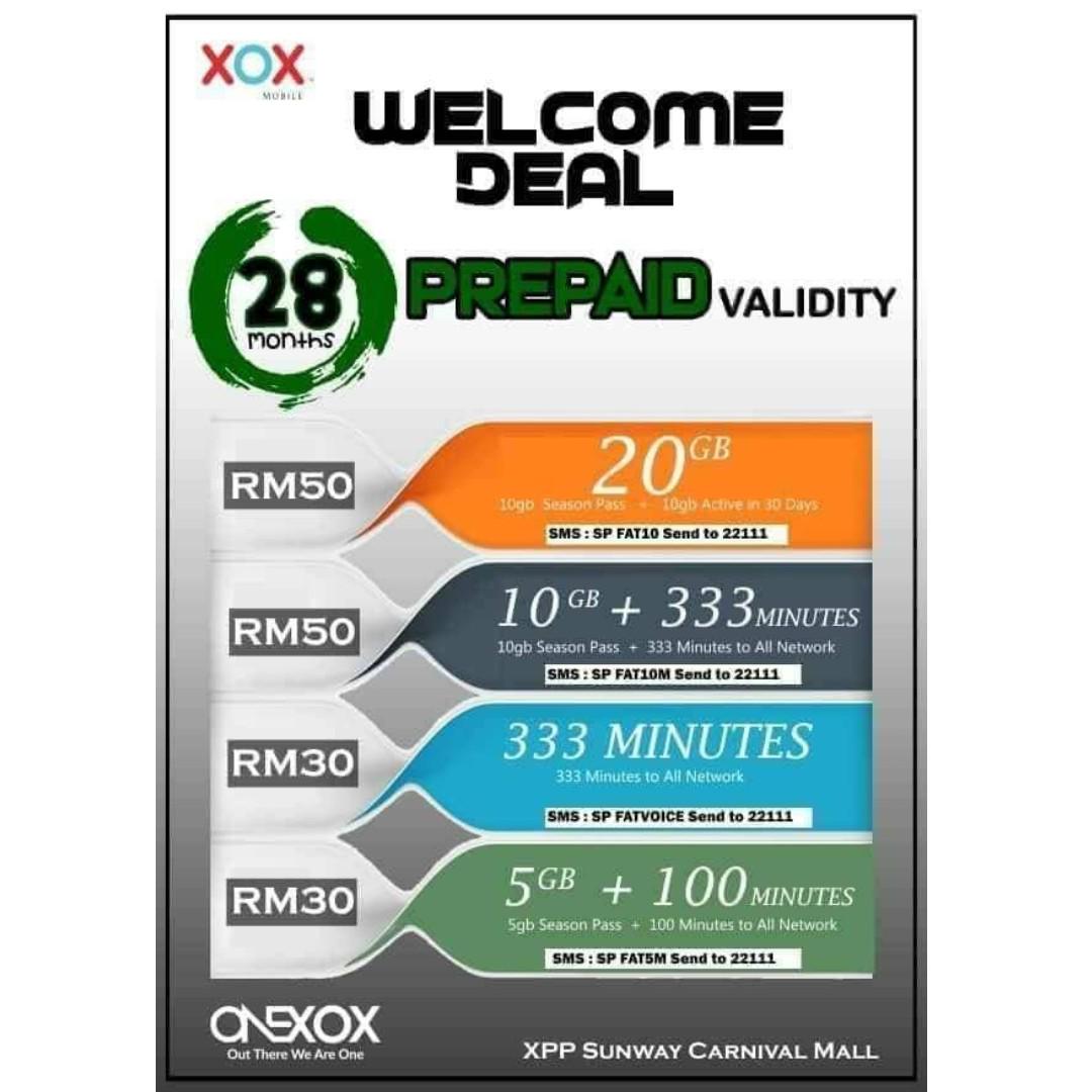 Malaysia Onexox Sim Card Package Can Use 28 Month Mobile Phones Tablets Others On Carousell