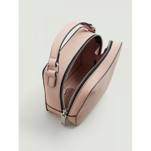 MANGO Dusty Pink Solid Handheld Bag with Sling Strap 3x100