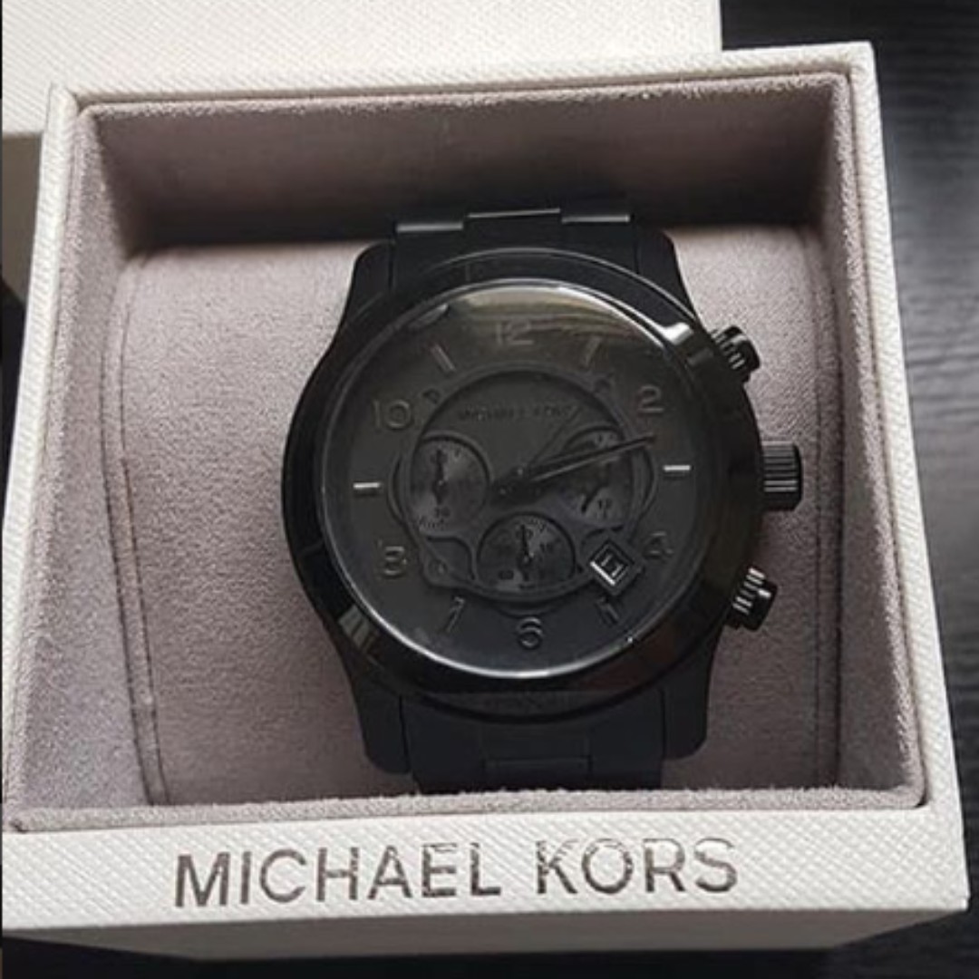 michael kors runway chronograph watch