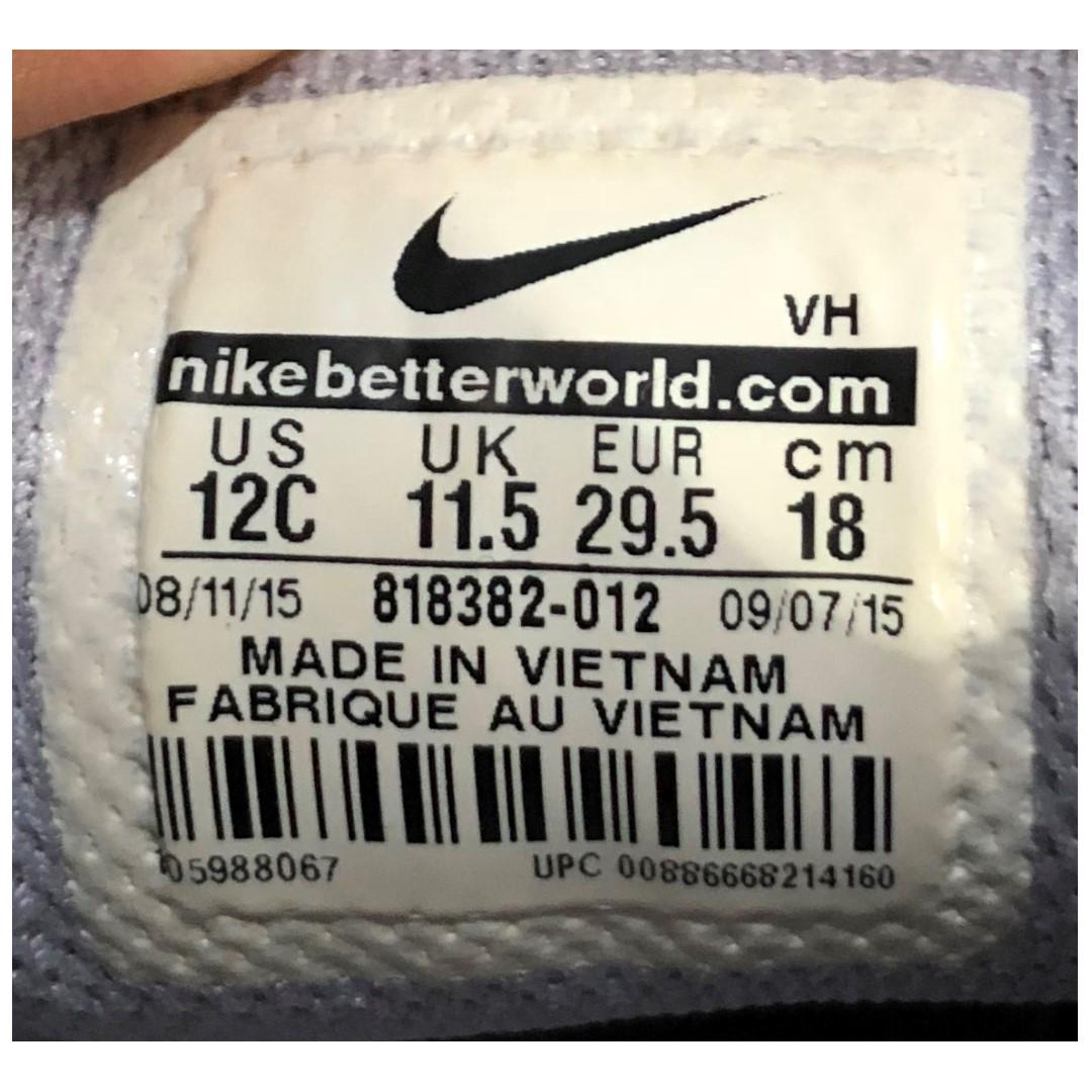 Ukuran sepatu nike us online