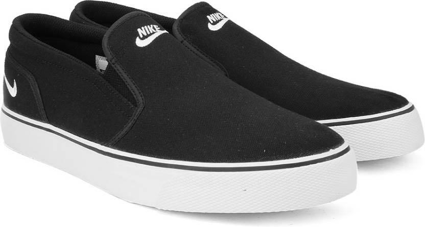 nike toki slip black white 2