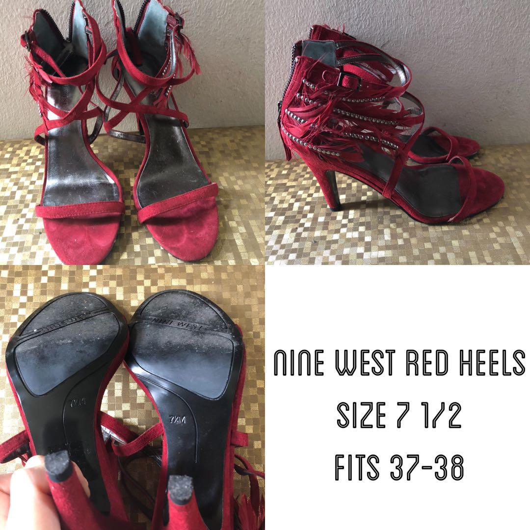 red heels size 1