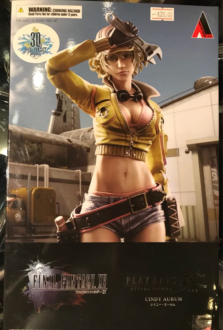 Play Arts Kai Final Fantasy Xv Cindy Aurum Action Figure Hobbies And Toys Collectibles 0498