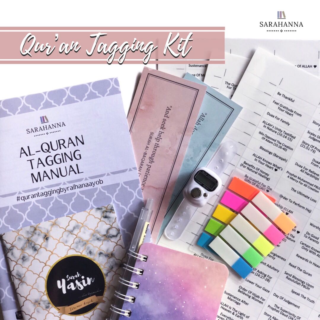 Quran Tagging Kit In English Hobbies Toys Stationery Craft Stationery School Supplies On Carousell