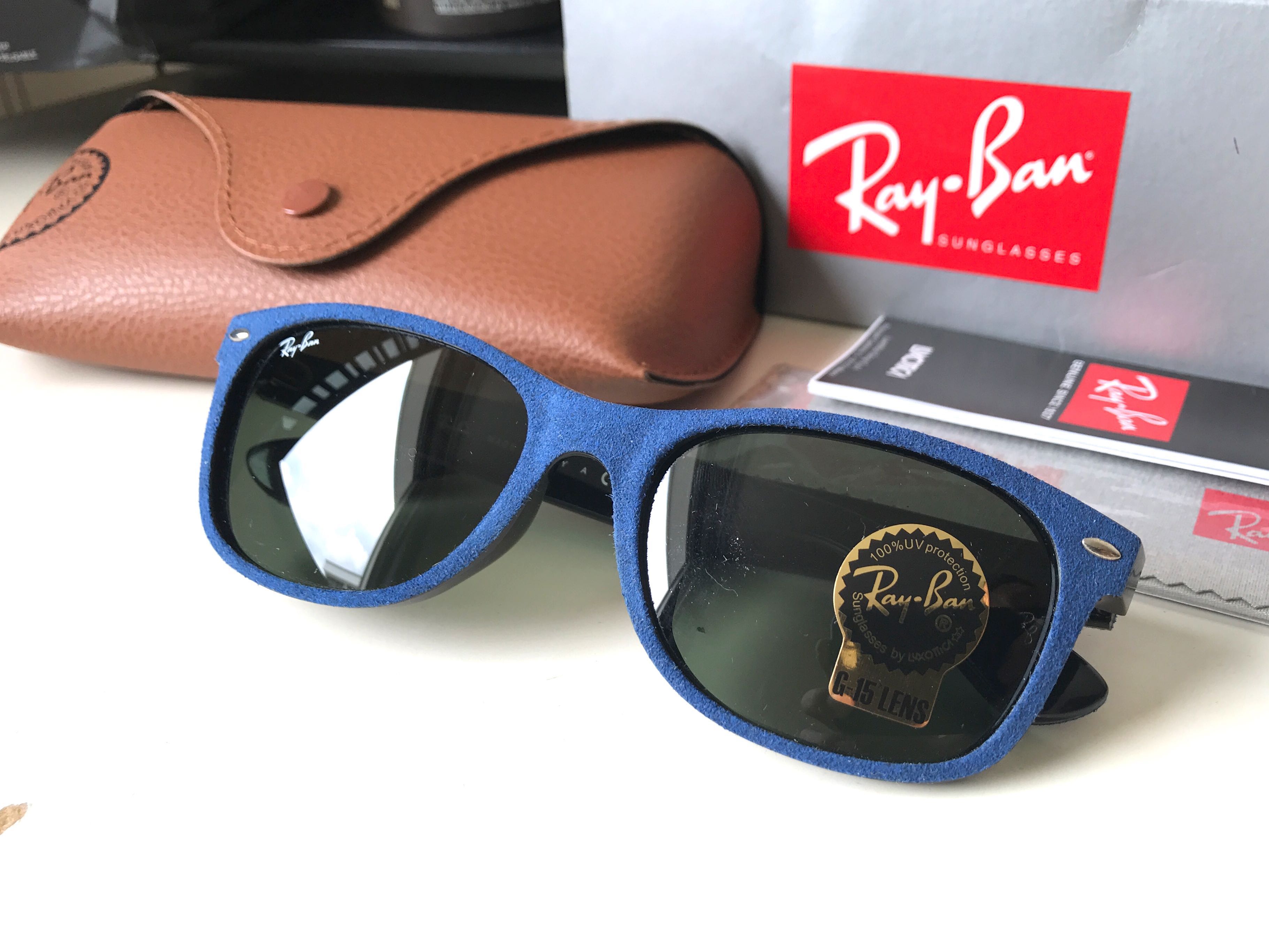 Ray ban alcantara sales