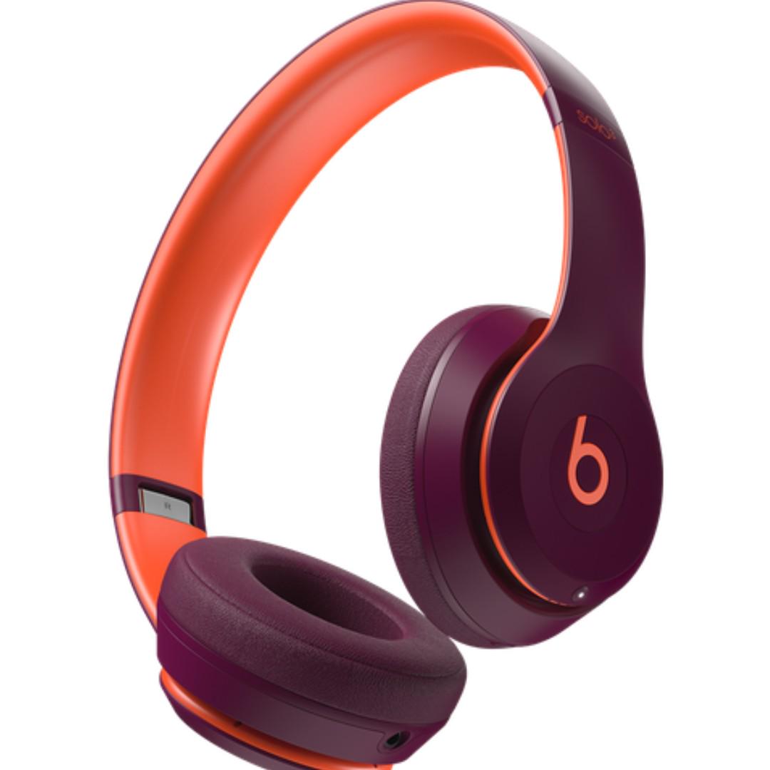 purple and orange beats