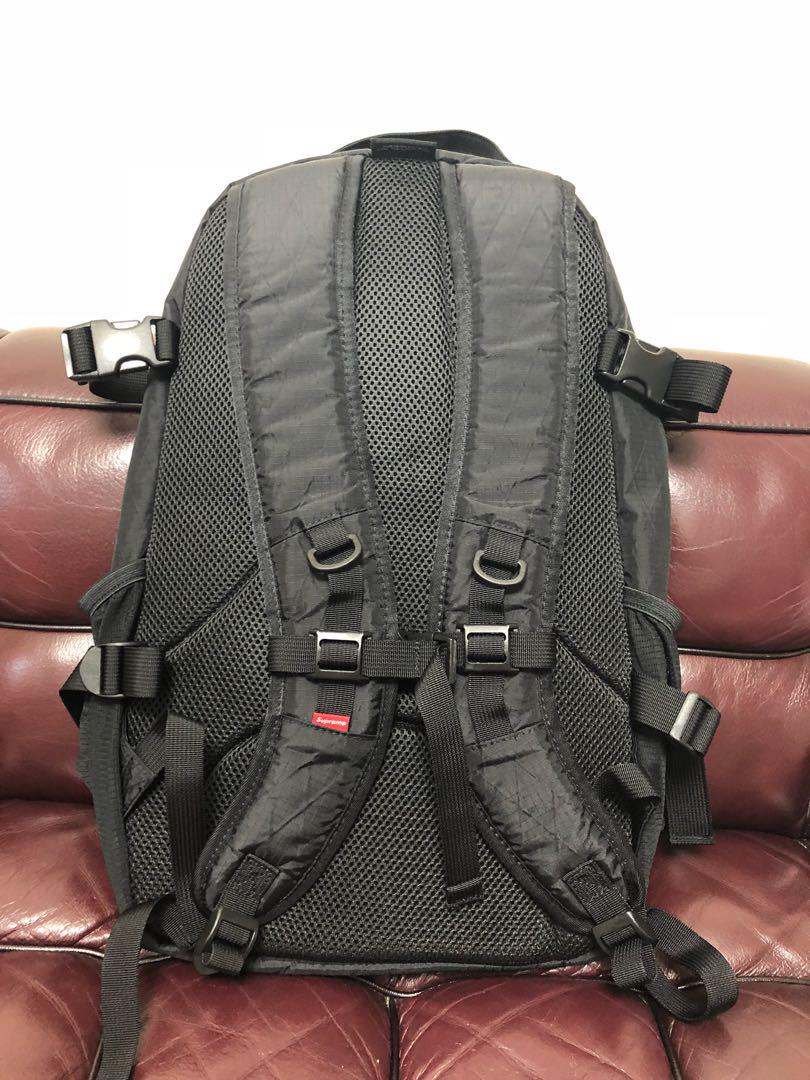 全新supreme backpack 18 fw new black (有單）, 男裝, 袋, 腰袋、手提