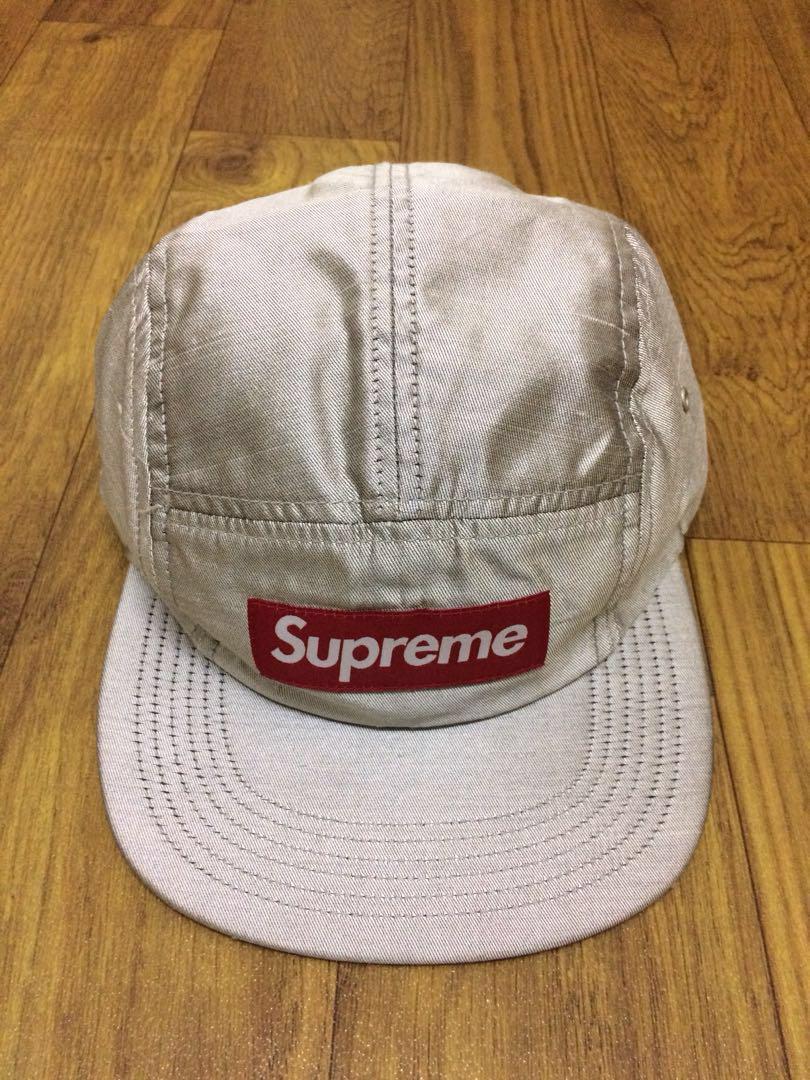 Supreme raw 2025 silk camp cap