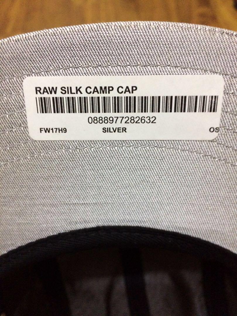 Supreme Raw Silk Camp Cap Dark Green