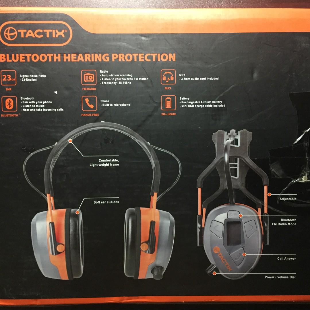 Tactix Bluetooth Earmuffs