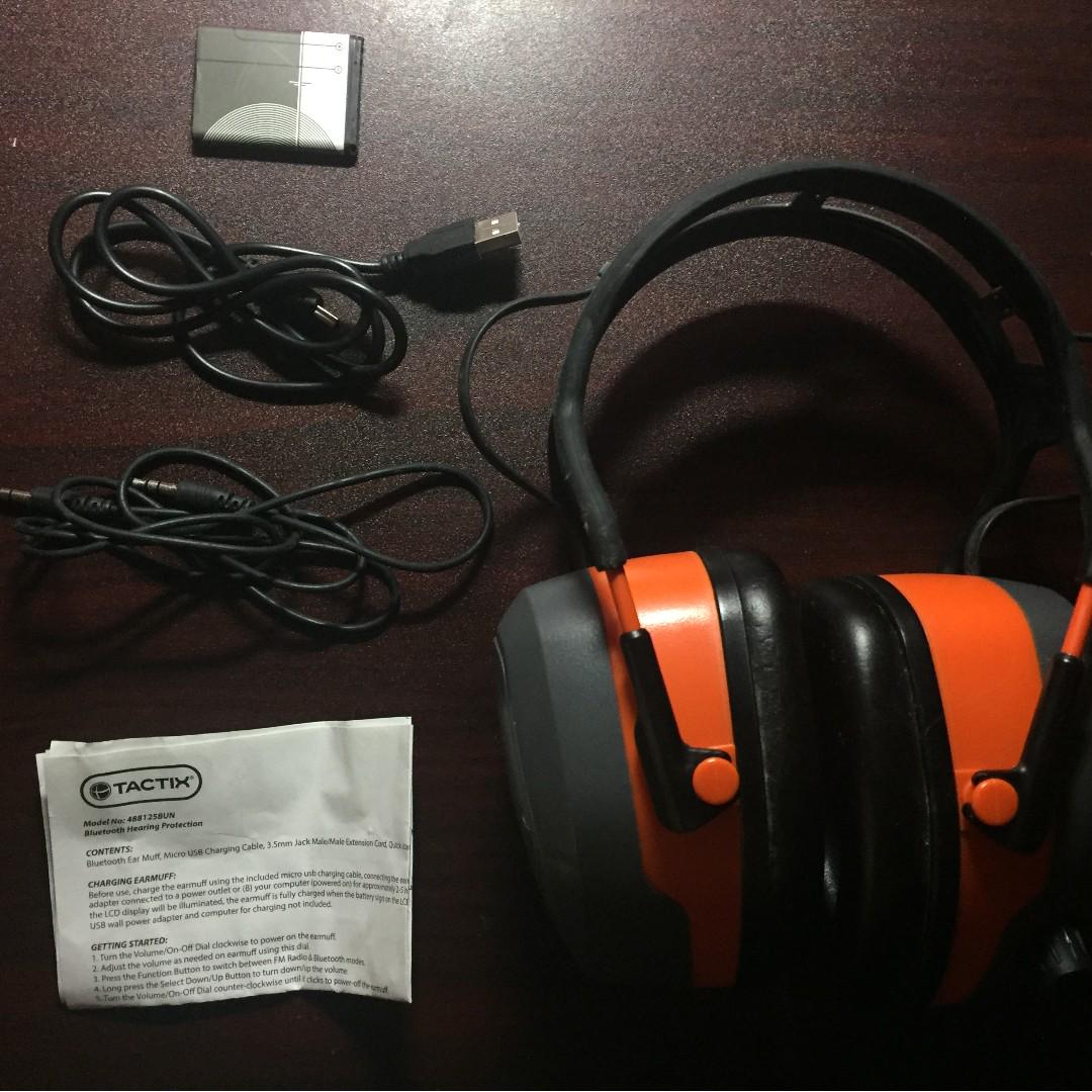 Tactix bluetooth radio online ear defenders