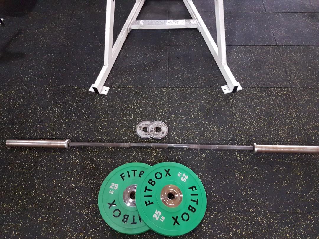 The Rogue Ohio Powerbar Barbell 20KG Sports Equipment Exercise