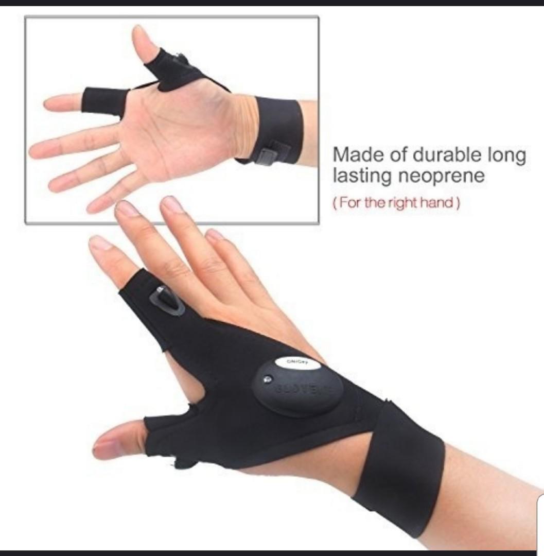 Torchlight glove, Health & Nutrition, Assistive & Rehabilatory Aids