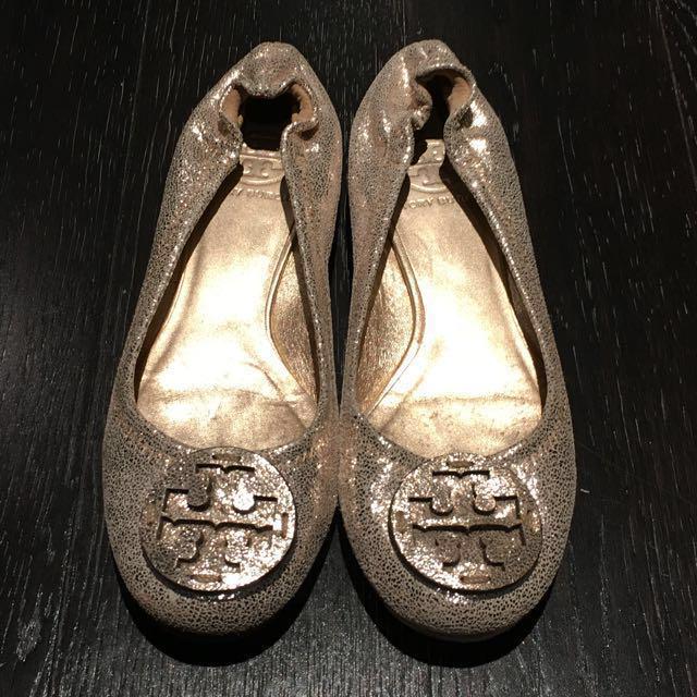 TORY BURCHQUINN BALLETパンプス (トリ–バチ–) CALF 靴