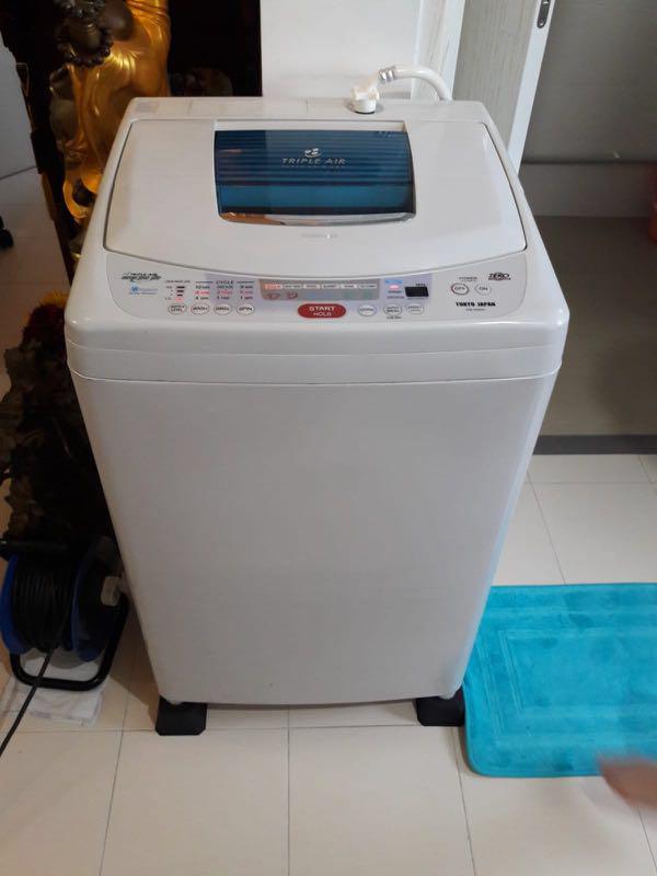 TOSHIBA Washing Machine Triple Air Super Spin Dry (AW8960S), TV