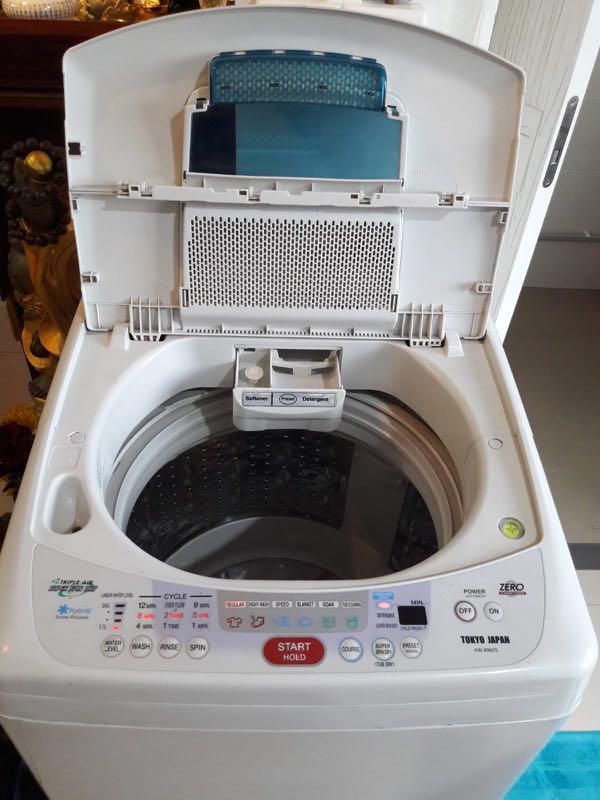 TOSHIBA Washing Machine Triple Air Super Spin Dry (AW8960S), TV
