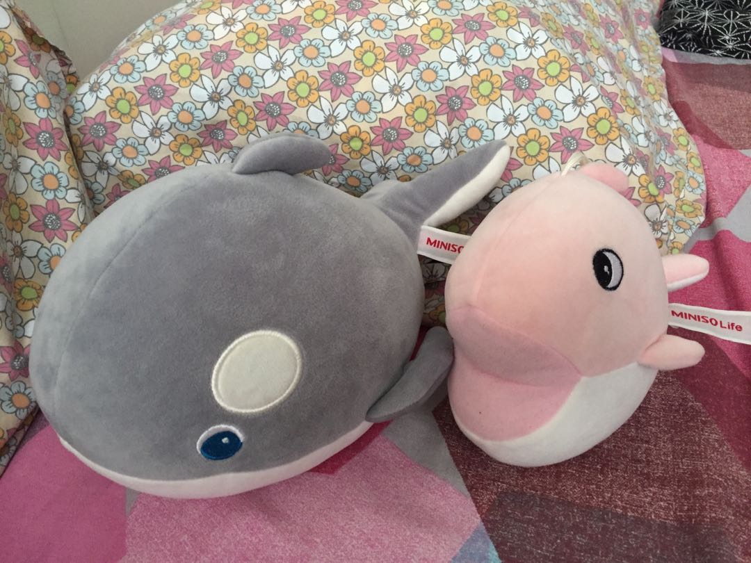 miniso whale plush