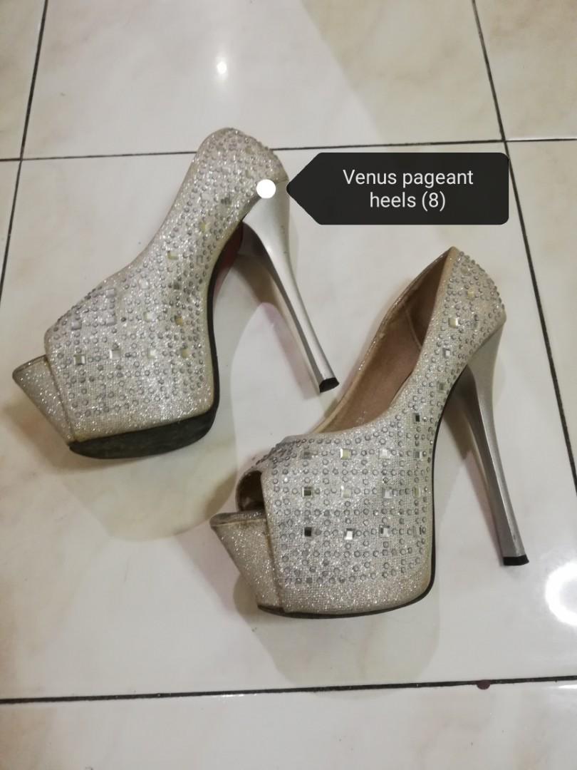 Venus silver heels outlet