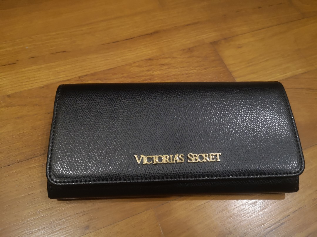 Victoria's Secret Black Long Wallet, Women's Fashion, Bags & Wallets