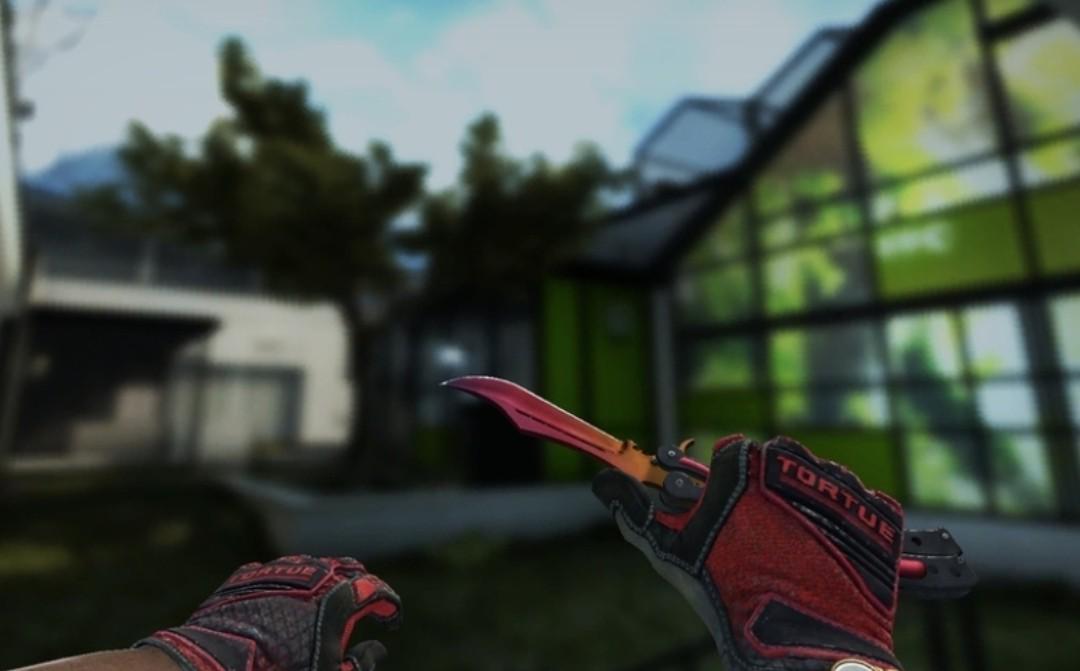 0.02 csgo butterfly knife fade (full fade 95/100), Video Gaming