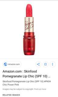 Slightly USED Skin Food Lipstick