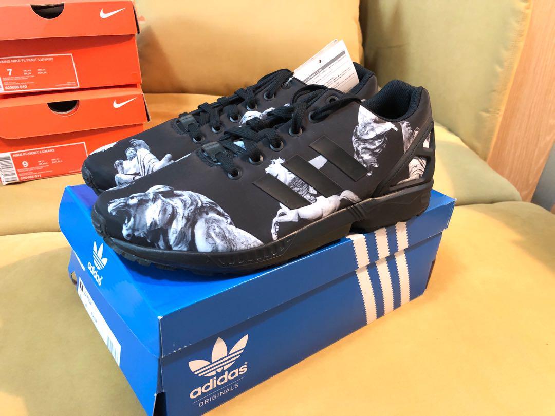 龍 Adidas ZX Flux size 44, 男裝, 鞋, 波鞋- Carousell
