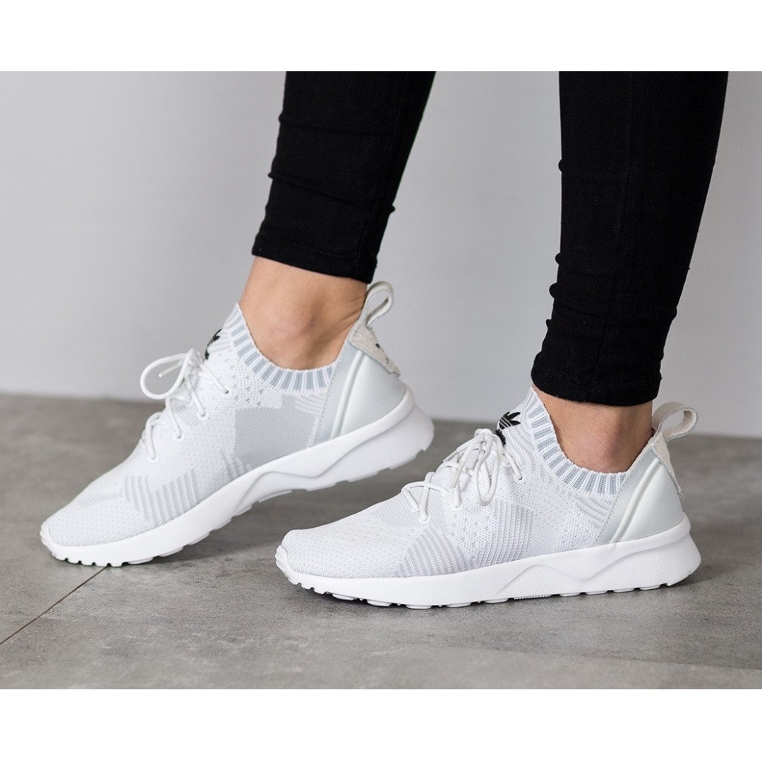 Adidas originals beige zx flux adv virtue sneakers best sale