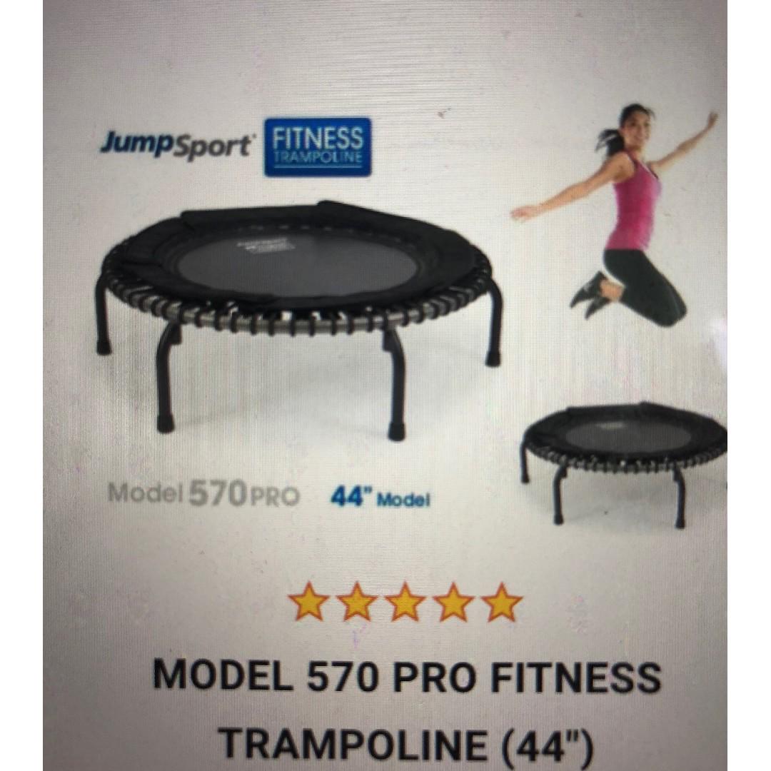 Aibi Jumpsport Fitness Trampoline Pro size 44 inchs with jump bar