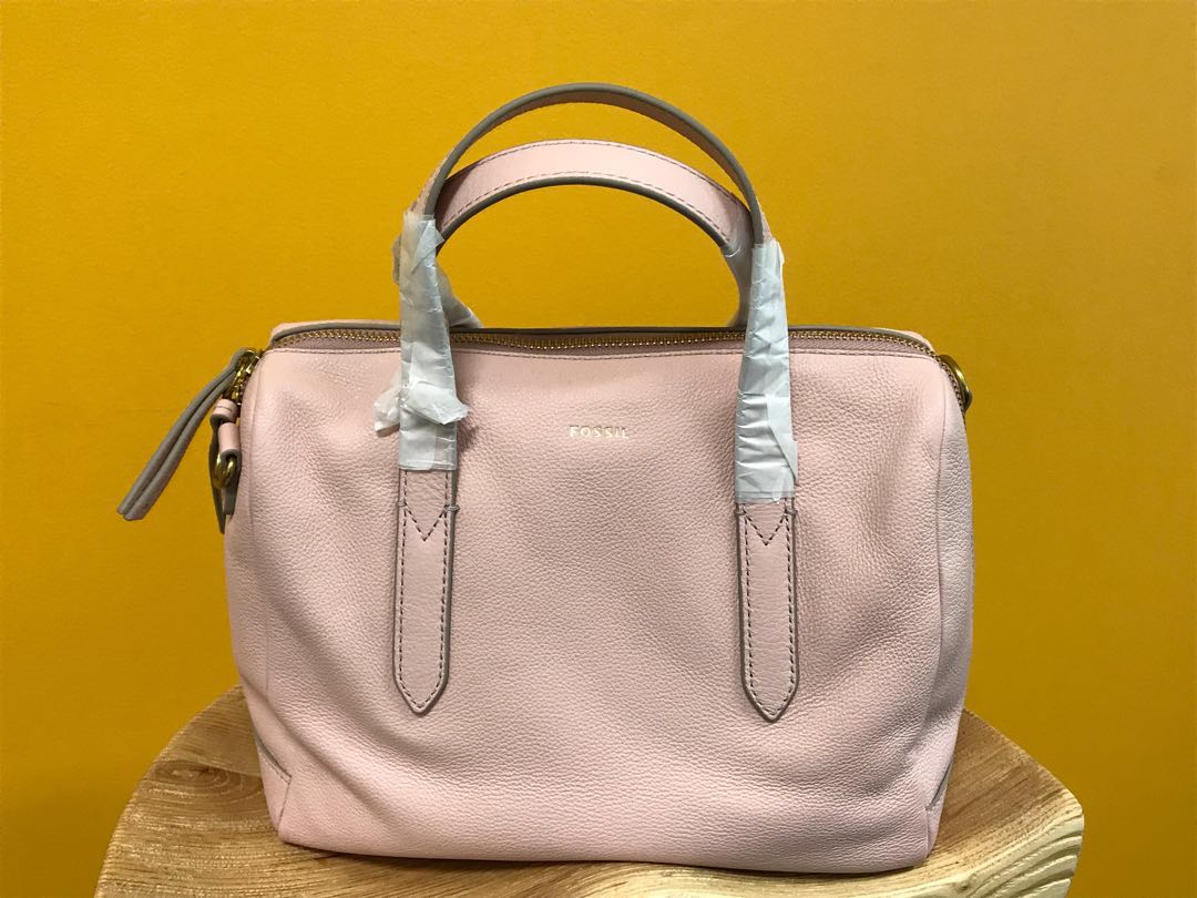 Fossil sydney satchel orchid tint top