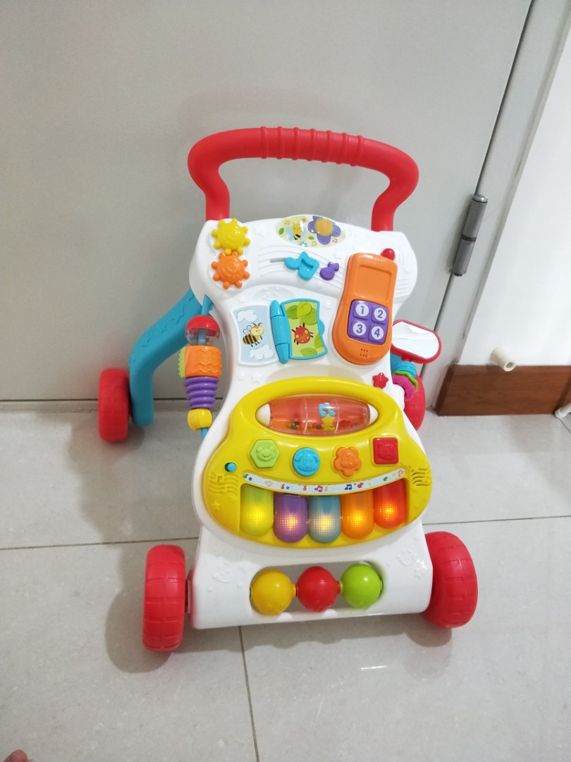 piano baby walker